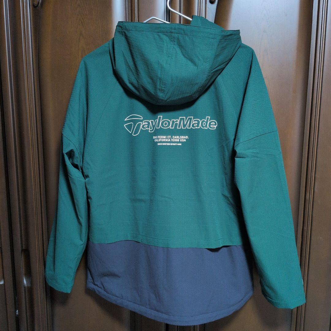 テーラーメイド:レディース:Lサイズ:フルジップ フーディー:グリーン/ネイビー