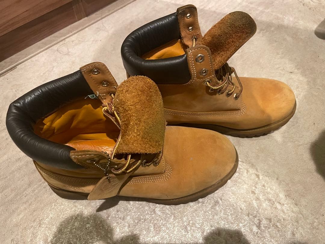 Timberland 防水レザー ワークブーツ