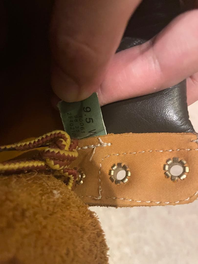 Timberland 防水レザー ワークブーツ