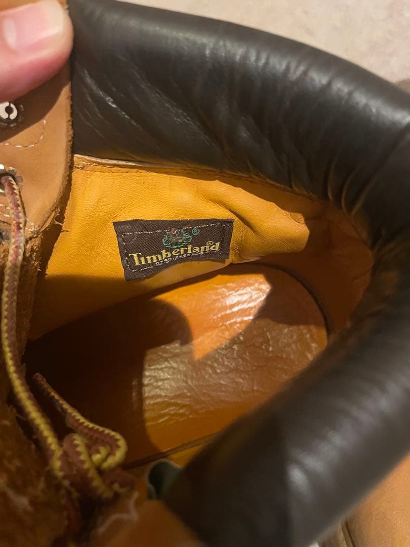 Timberland 防水レザー ワークブーツ