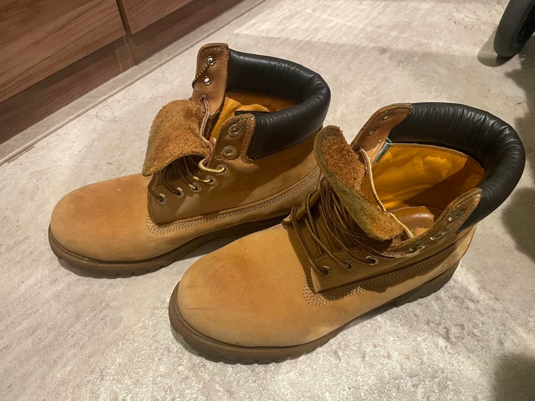 Timberland 防水レザー ワークブーツ