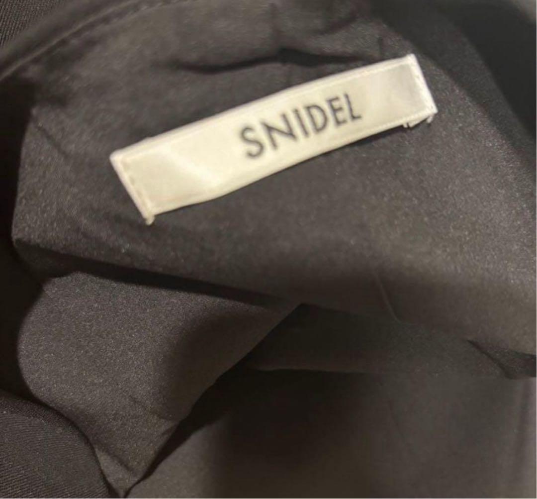 SNIDEL レイヤードフリルミニスカショーパンBLK M