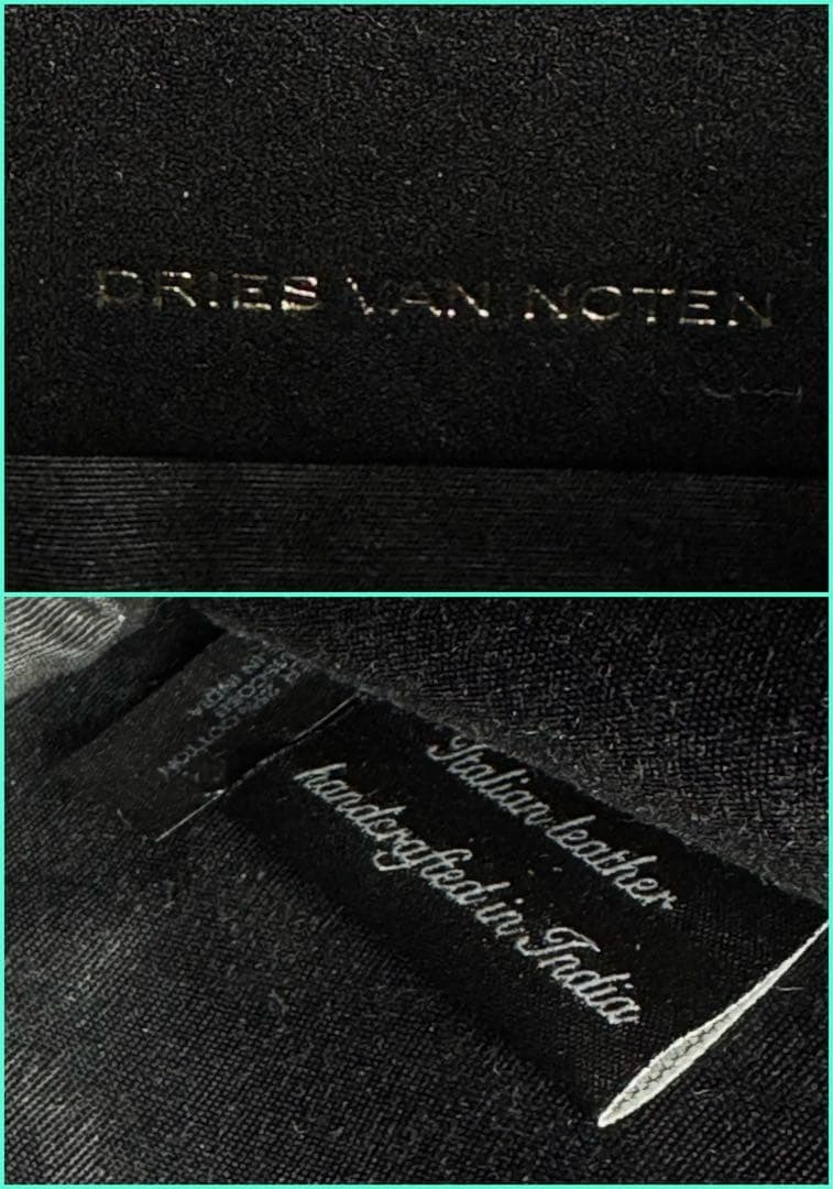 美品 ドリスヴァンノッテン パイソン クラッチバッグ フラワープリント レザー