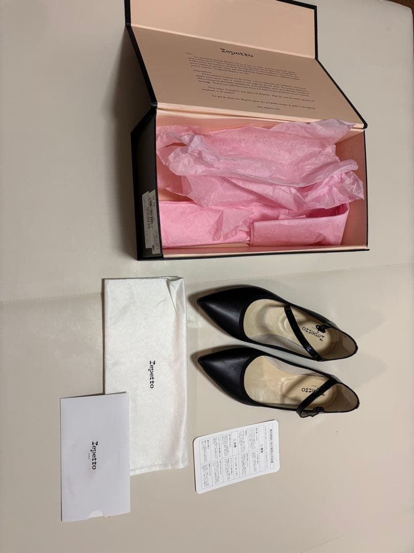 repetto レペットCLEMENCE フラット　バレエシューズ　39.5 黒