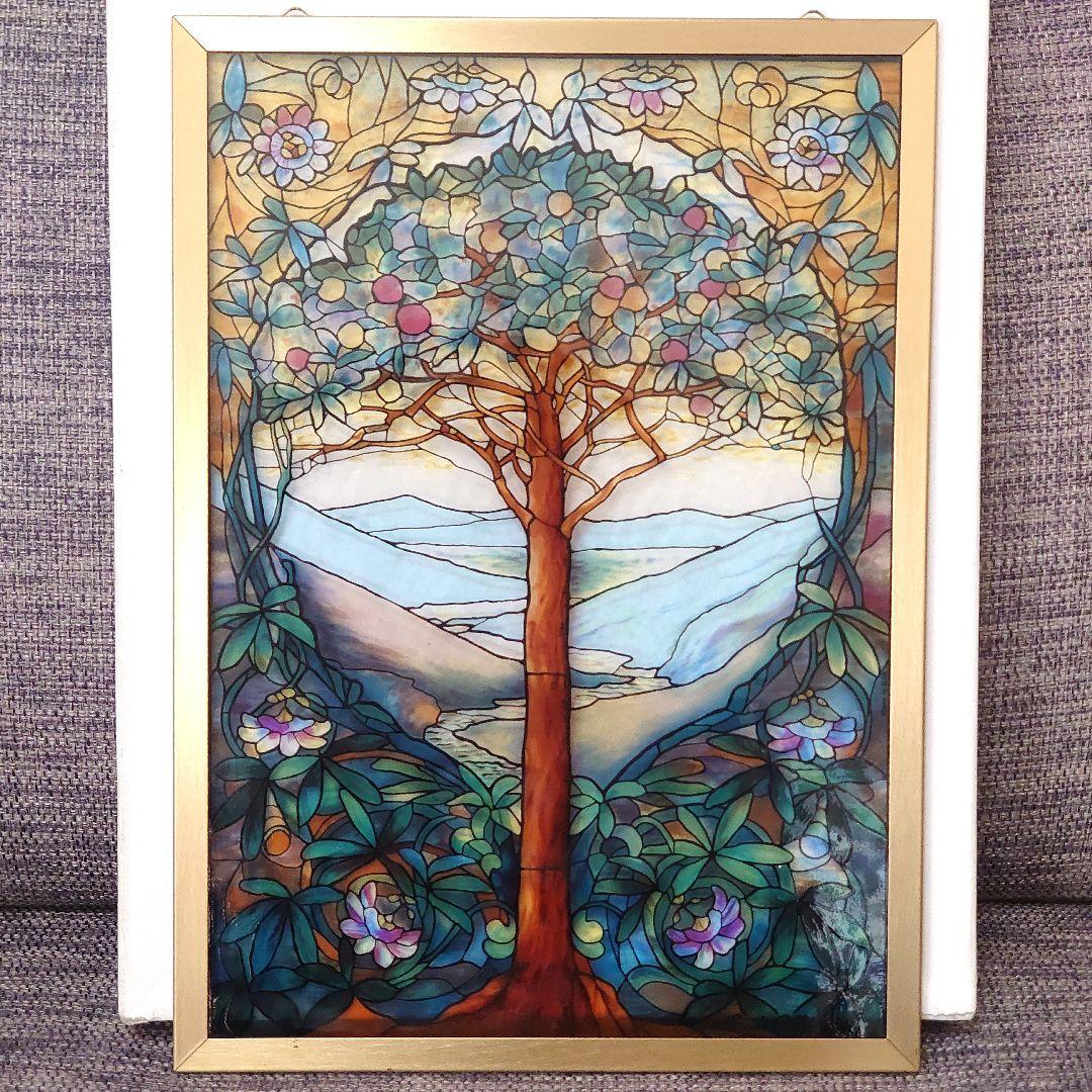 生命の樹　 ステンドグラス　ルイス・C・ティファニー　グラスマスターズ