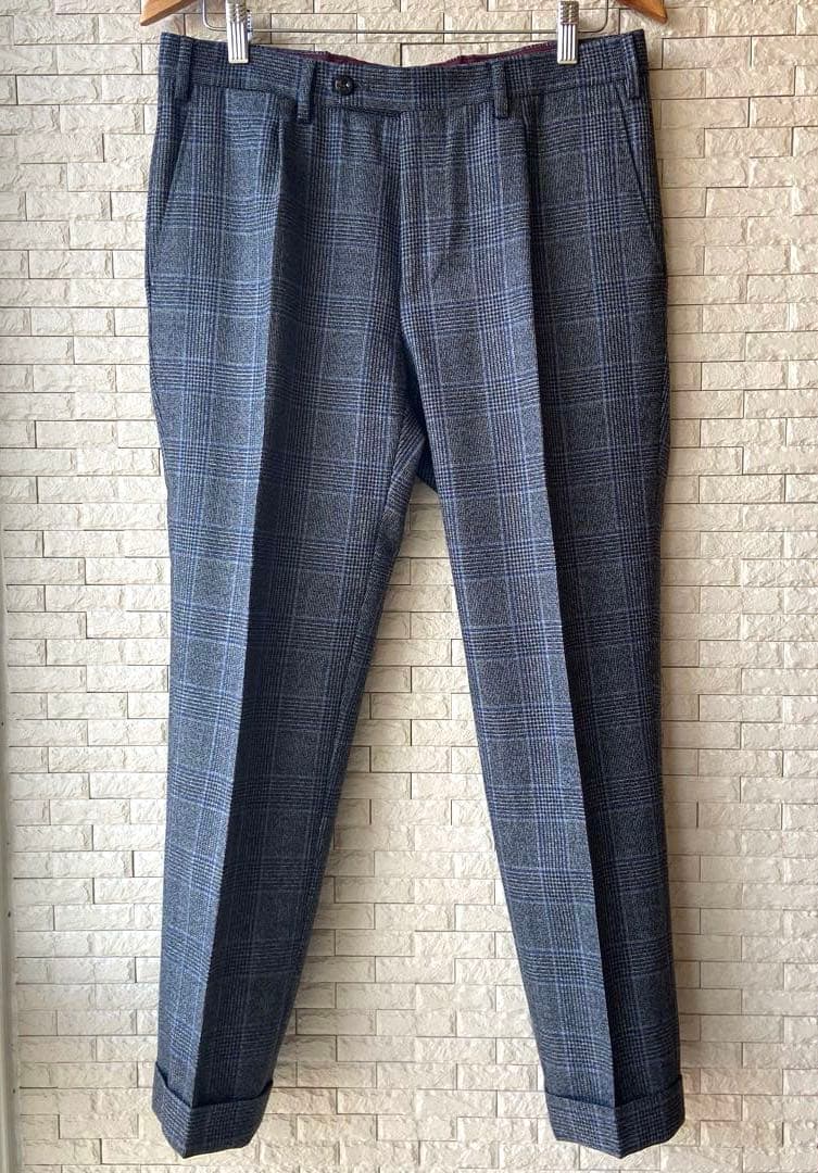 極美品　秋冬　GERMANOジェルマーノ　1プリーツスラックス　ジャケパン