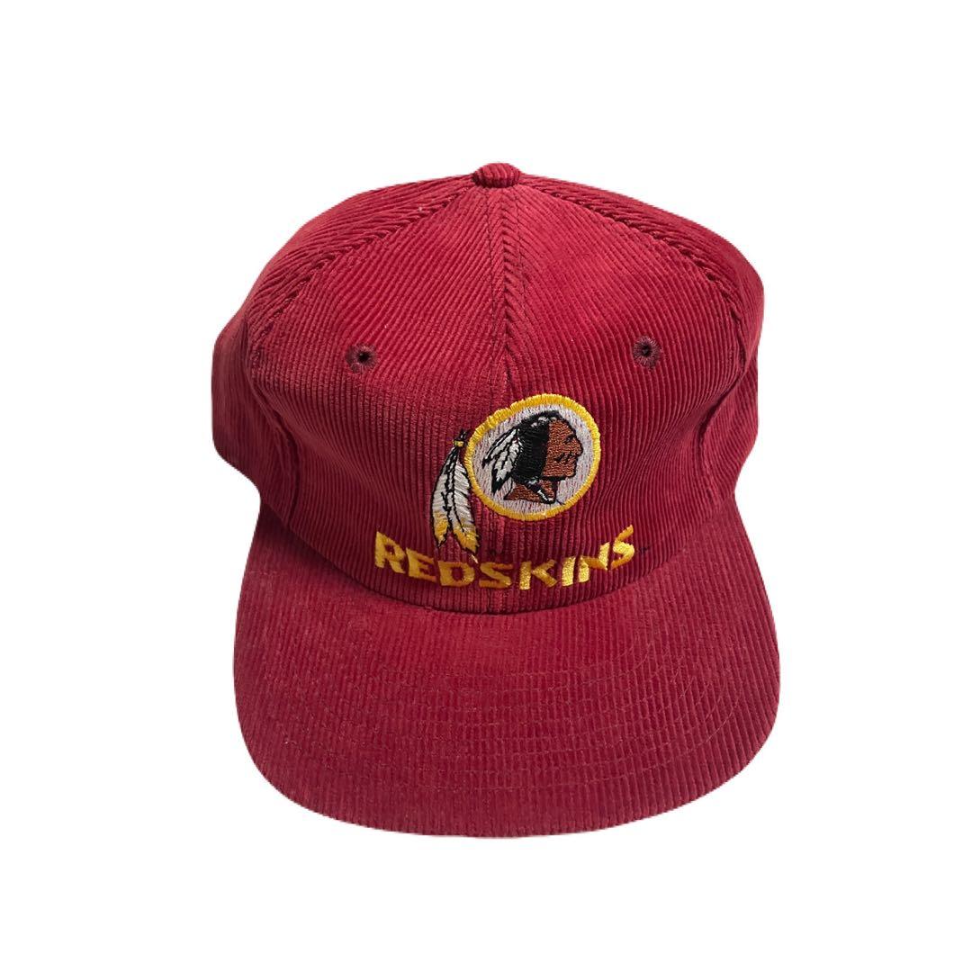 NFL レッドスキンズ コーデュロイキャップ帽子　デッドストック