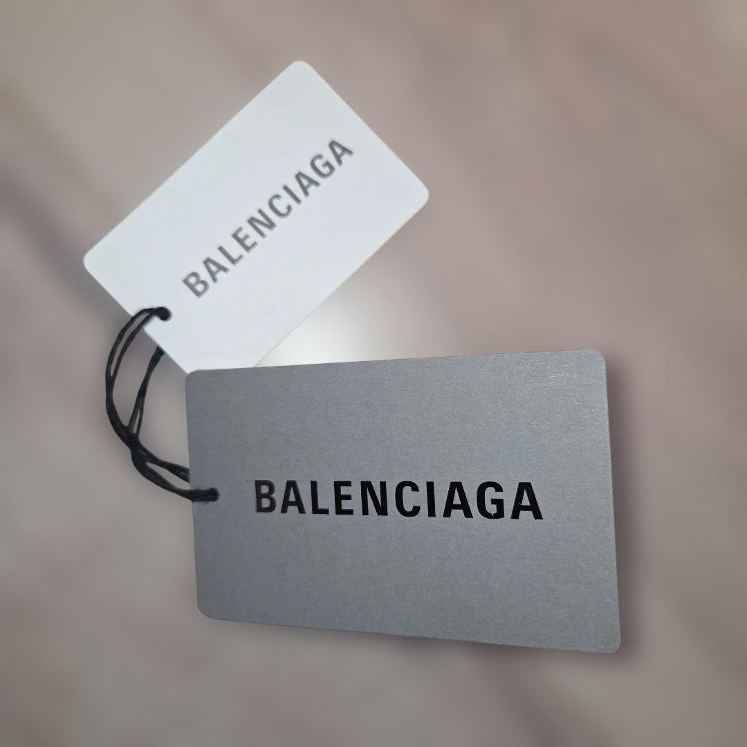 タグ有り【BALENCIAGA】サイドラインショートパンツ　ブラック　サイズ46