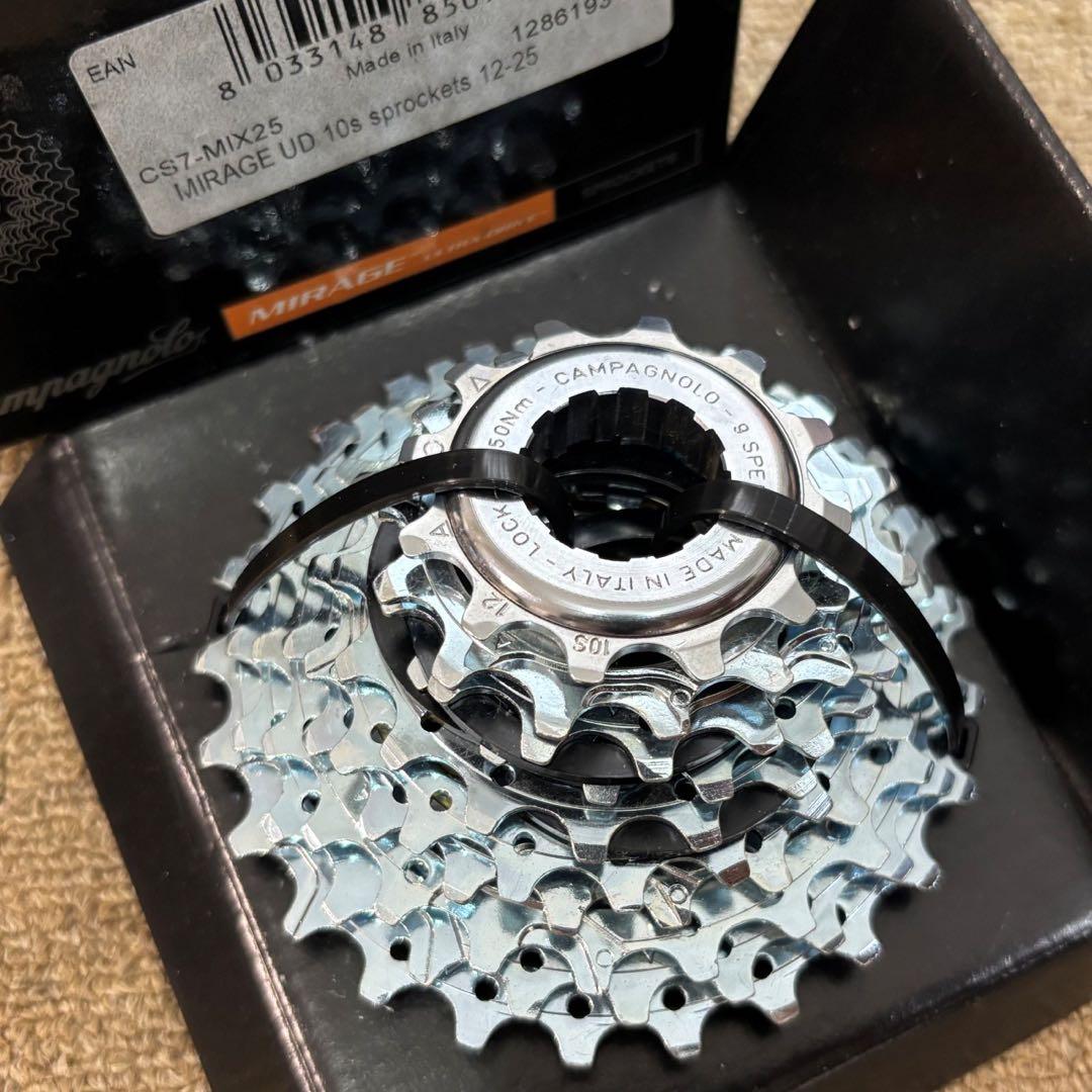 カンパニョーロ●Mirage10s 12-25 CS7-MIXスプロケ●10速
