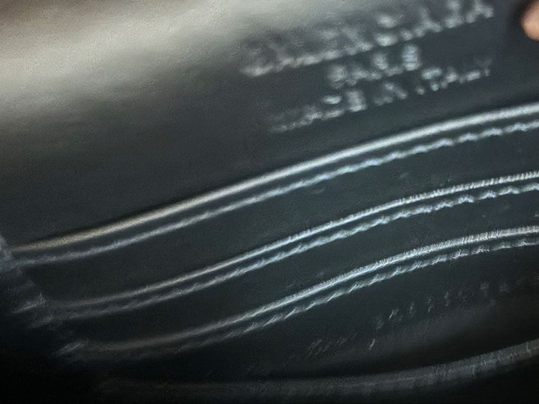 BALENCIAGA チップス クラッチウォレット グロッシーカーフスキン