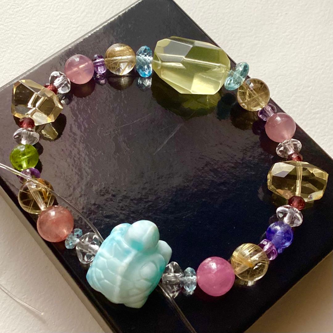 さたぱんびん★ブレスレット ストロベリークォーツ ♪ 366