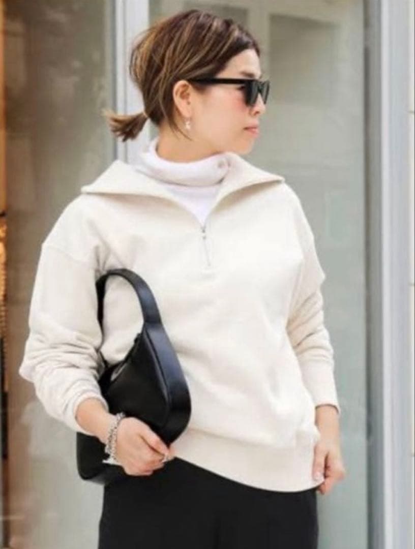 【美品】セルリ ハーフジップ スウェット ドゥーズィエムクラス