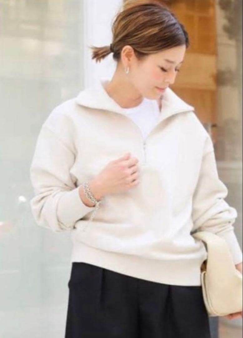 【美品】セルリ ハーフジップ スウェット ドゥーズィエムクラス