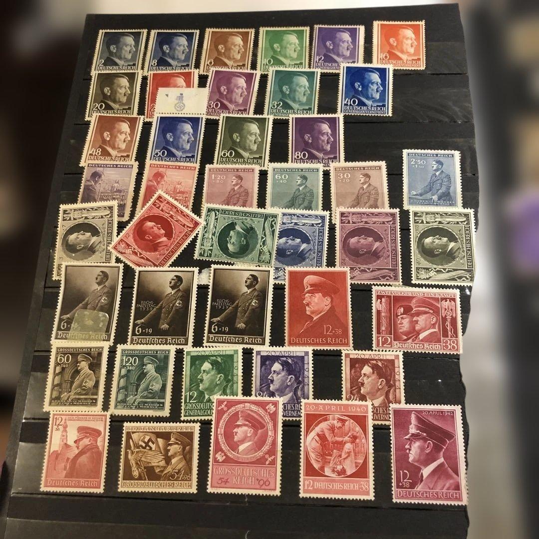 12562 ドイツ第三帝国切手大量、切手が剥がれないため安く出品します