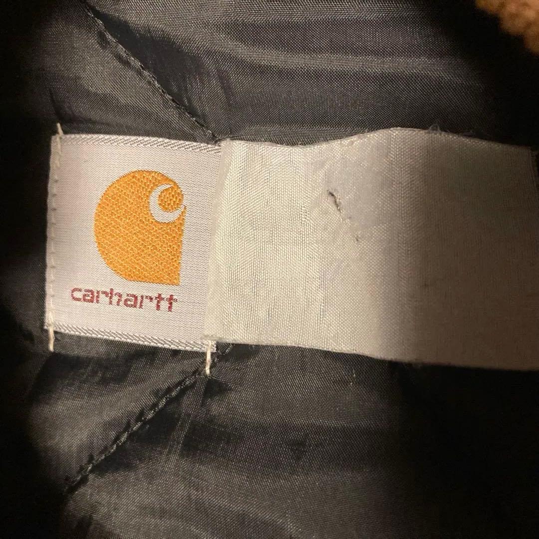 80sカーハートダックベストM腰ゴム雰囲気抜群USA製