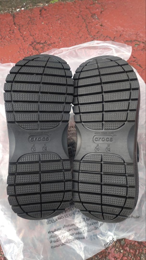 美品‼️　Crocs 　メガクラッシュ　ブラック クロックス