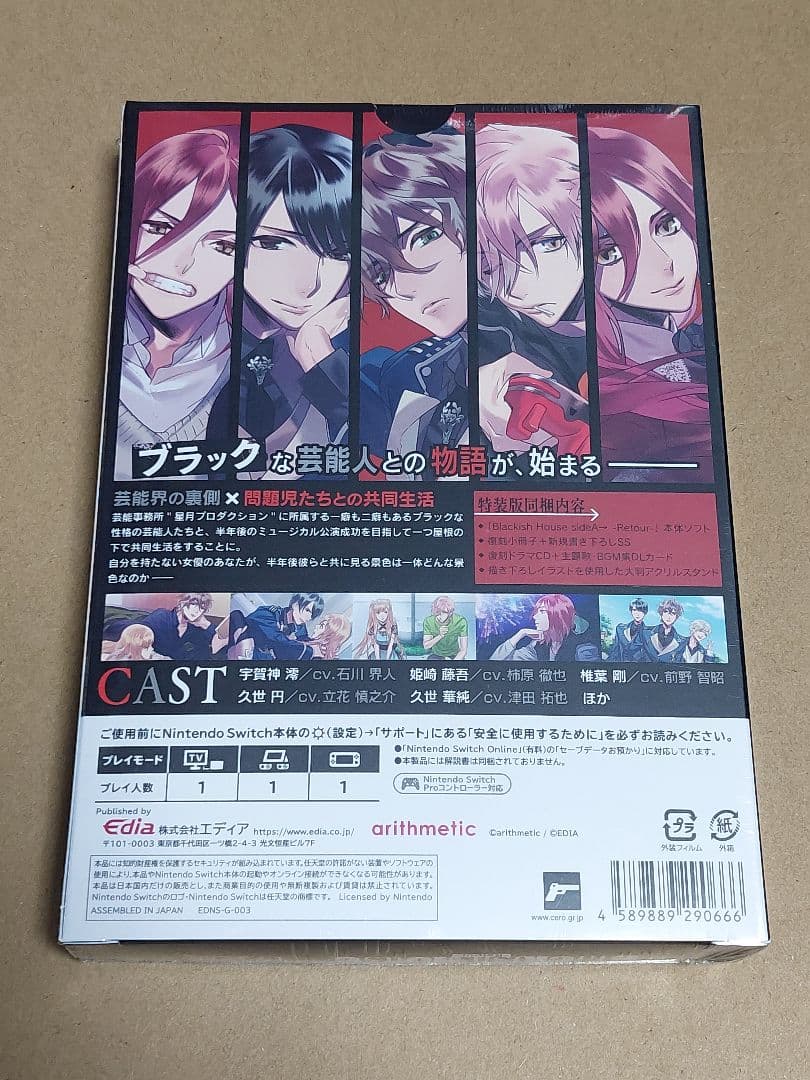 【Blackish House】 sideA→Retour Switch ソフト