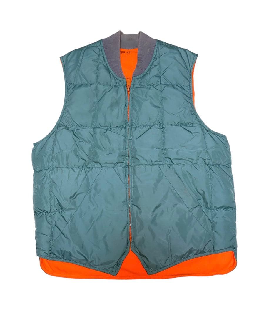 80年代 黒タグEddie Bauer リバーシブルダウンベスト