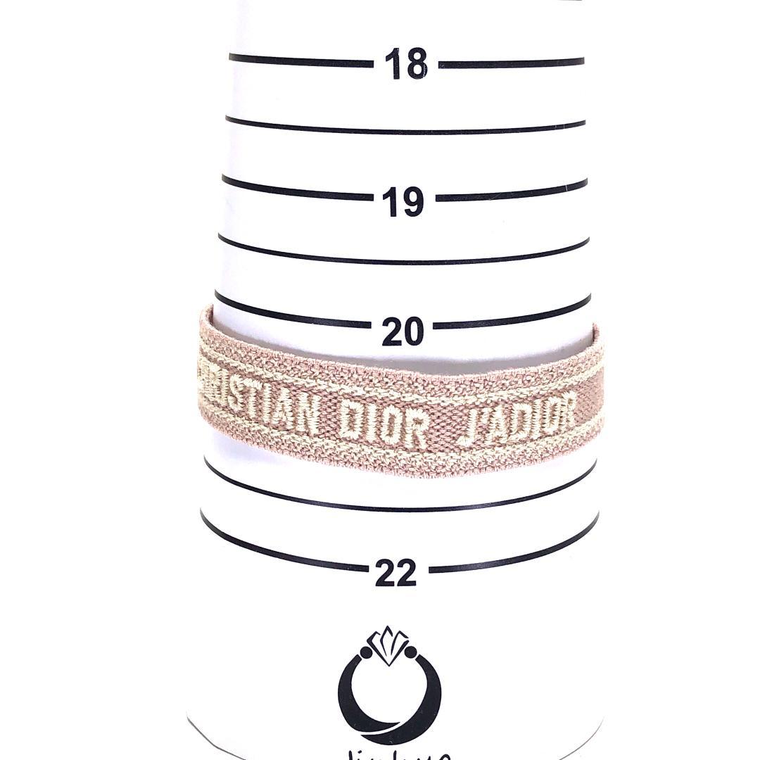 【美品】クリスチャンディオール／ミサンガ ブレスレット ピンク 2本セット