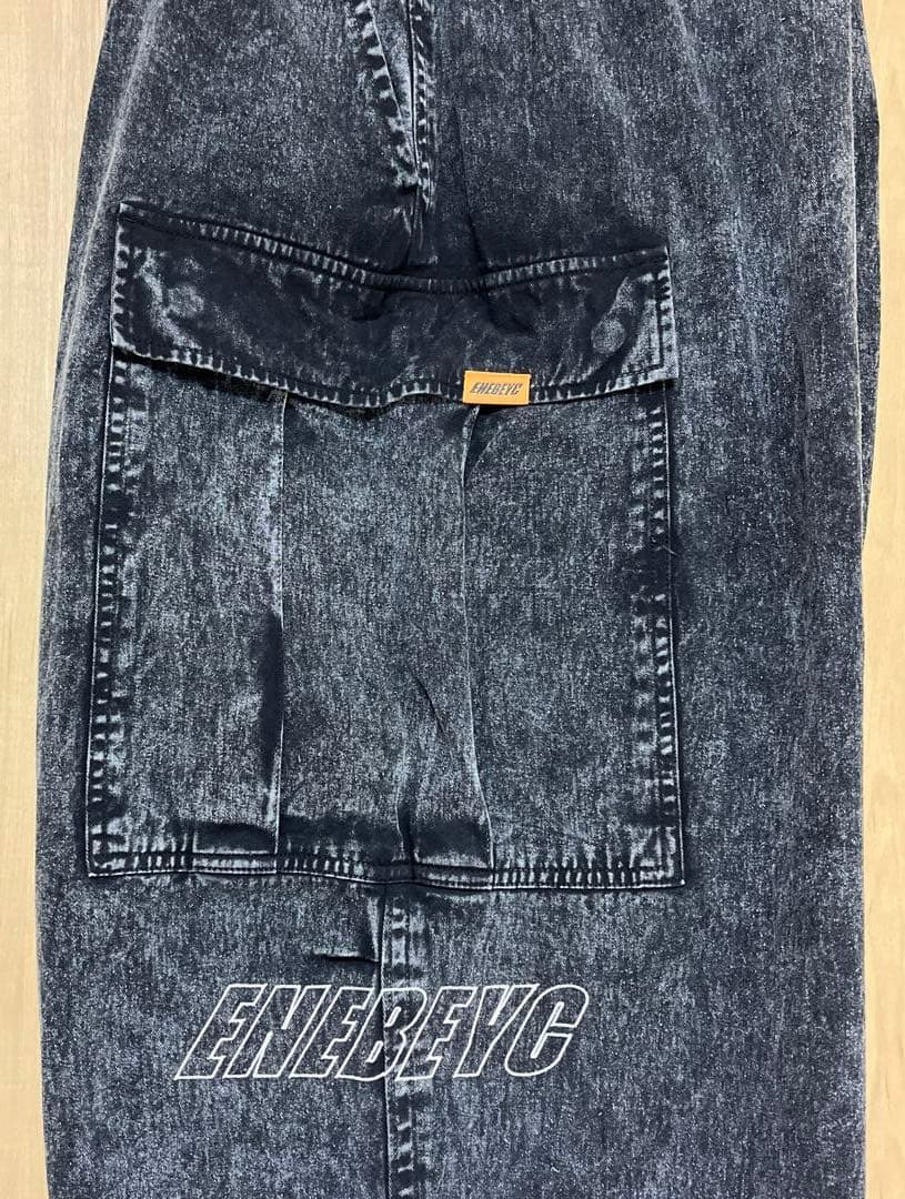 エネベイク　enebeyc 硫化染　極太カーゴパンツ