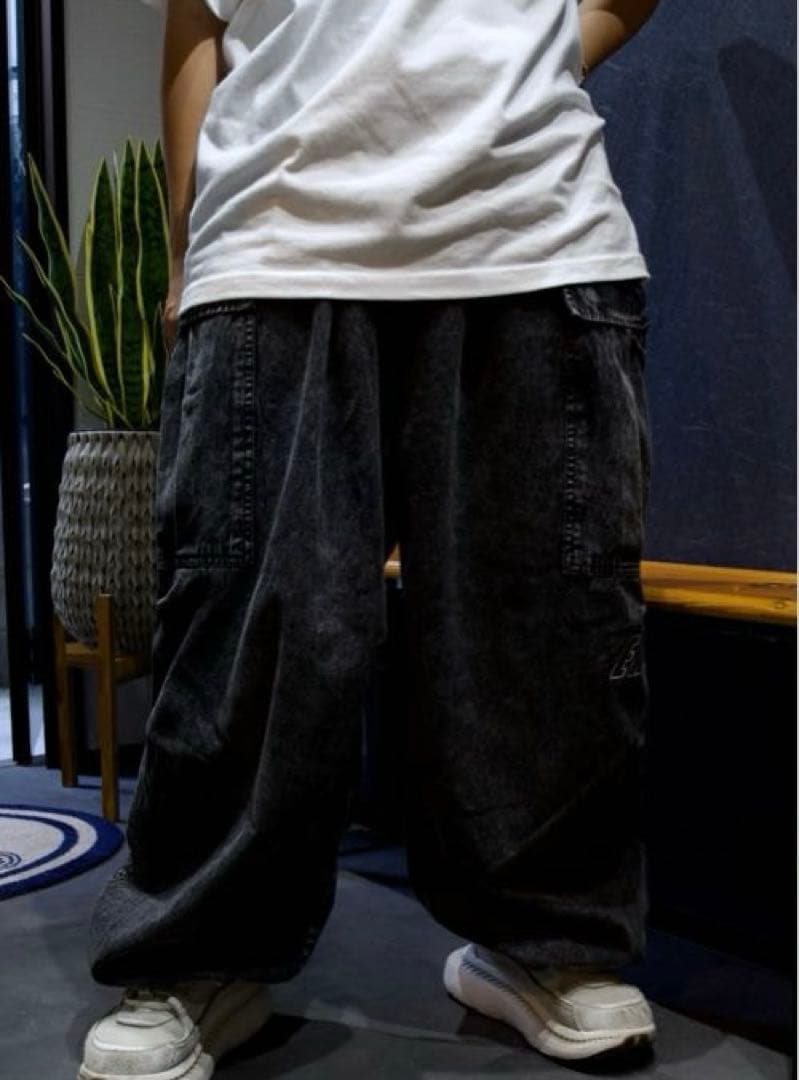 エネベイク　enebeyc 硫化染　極太カーゴパンツ