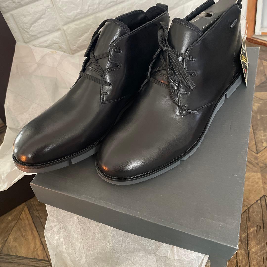 GORE-TEX 黒 レースアップブーツ　クラークス