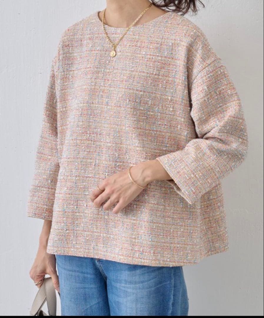 タグ付き新品　ビアズリー ツイードジャケット　2way 定価28,600