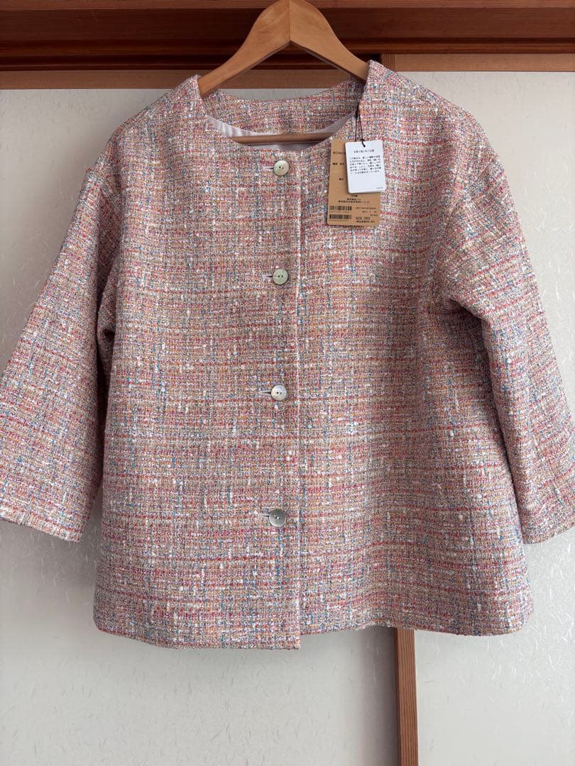 タグ付き新品　ビアズリー ツイードジャケット　2way 定価28,600