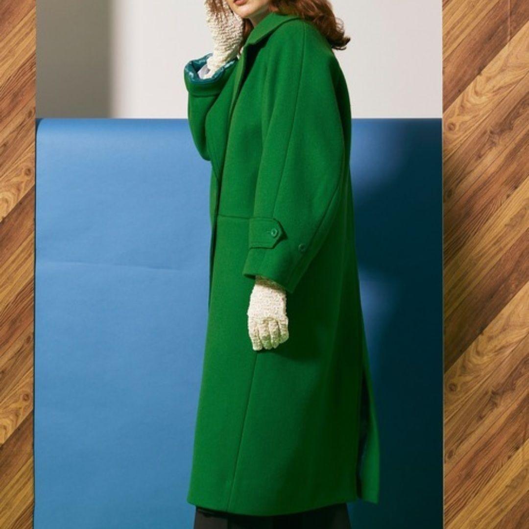 メゾンスペシャル スーパー140 メルトンオーバーコート コート