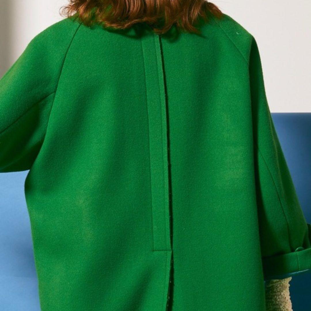 メゾンスペシャル スーパー140 メルトンオーバーコート コート