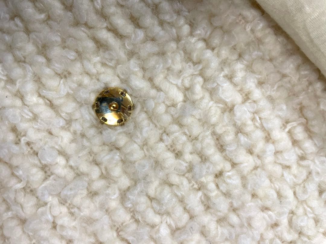 エポカ　オフホワイト　フード付きコート