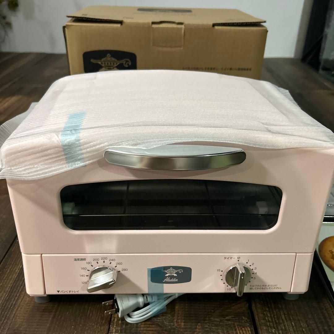 【新品】アラジン グラファイトトースター ピンク&ホットサンドメーカー