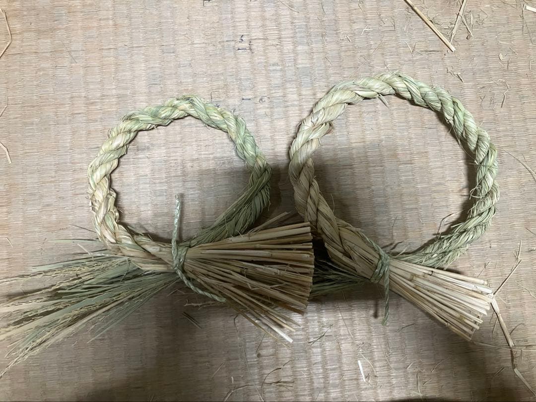 soleil　20個　しめ縄　リース　土台　三綯い