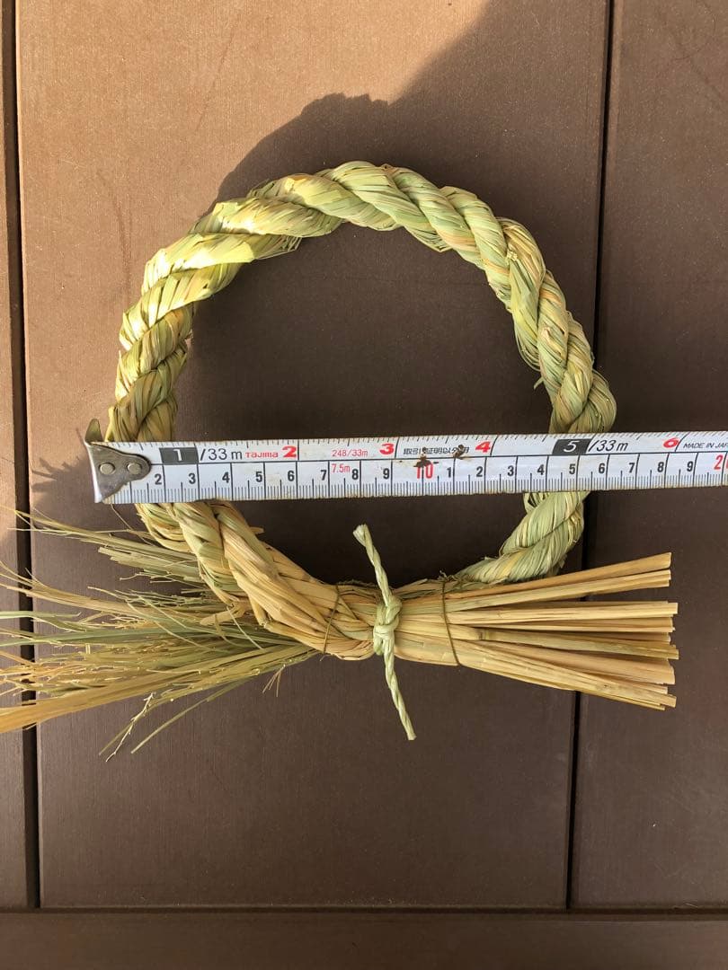 soleil　20個　しめ縄　リース　土台　三綯い