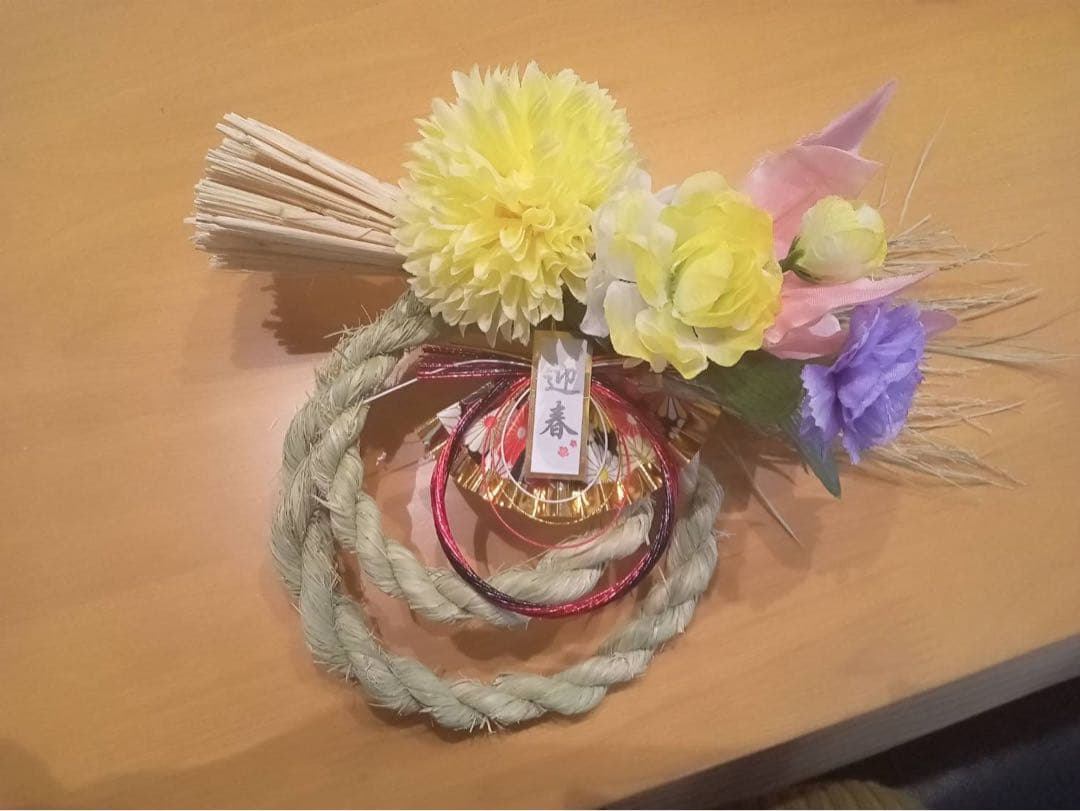 soleil　20個　しめ縄　リース　土台　三綯い