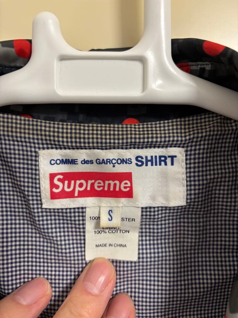 コムデギャルソン × シュプリーム 2013SS コーチジャケット Sサイズ