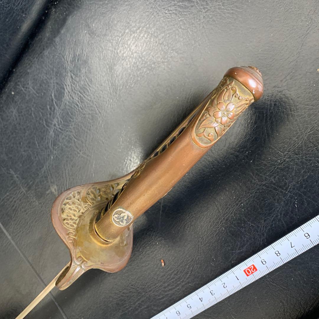 指揮刀　模造刀　軍物　刃長さ約63cm