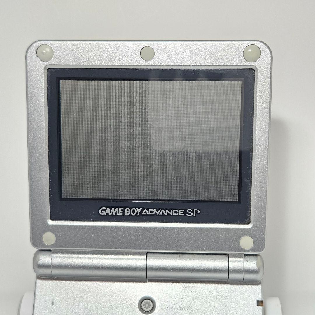 動作品 ゲームボーイアドバンスSP シルバー 本体 AGS-001 画面美品