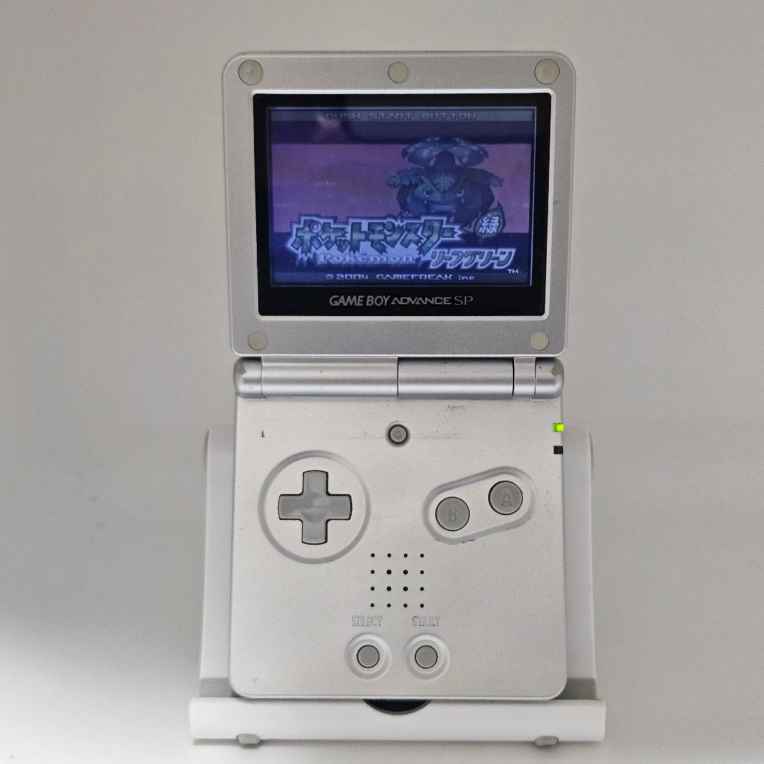 動作品 ゲームボーイアドバンスSP シルバー 本体 AGS-001 画面美品