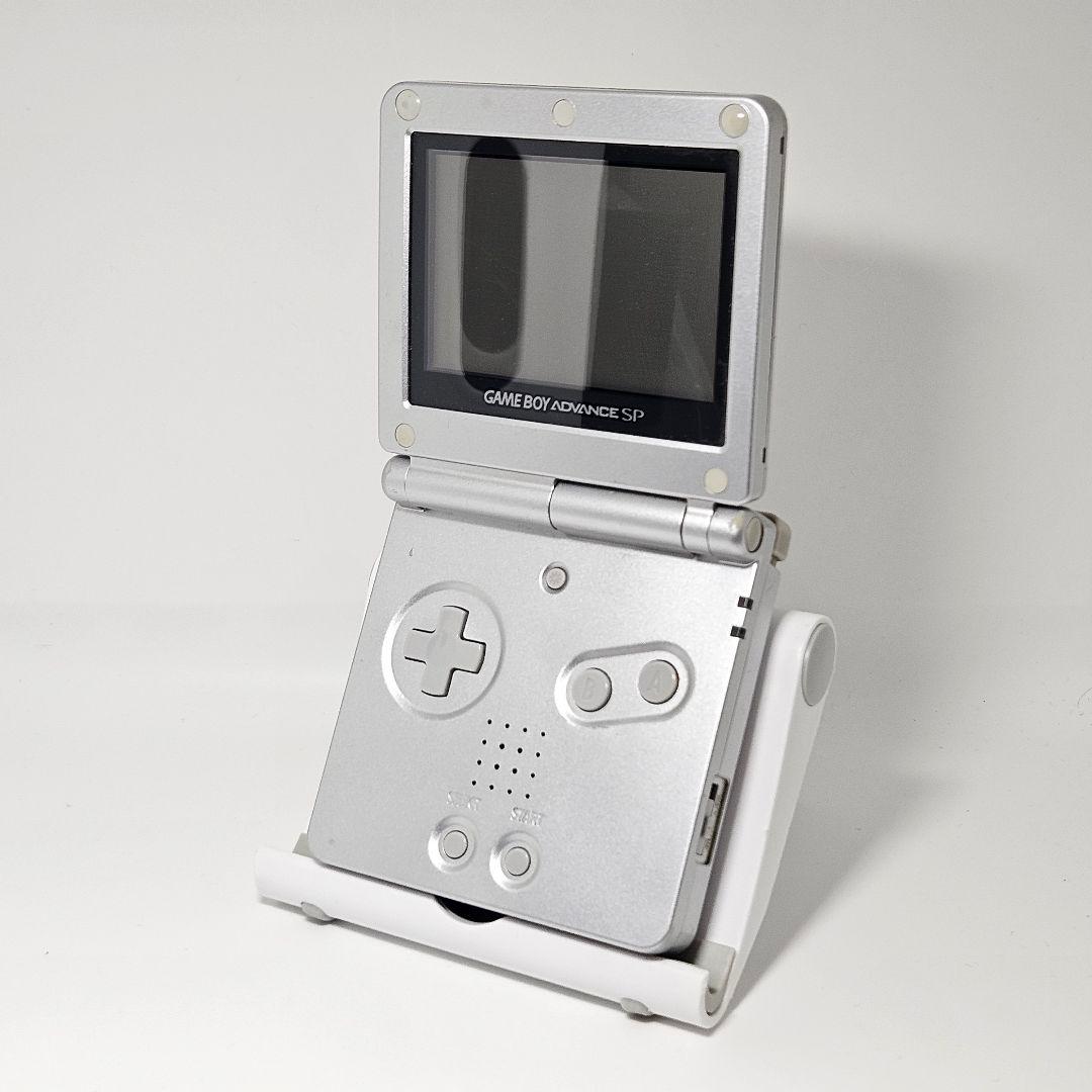動作品 ゲームボーイアドバンスSP シルバー 本体 AGS-001 画面美品