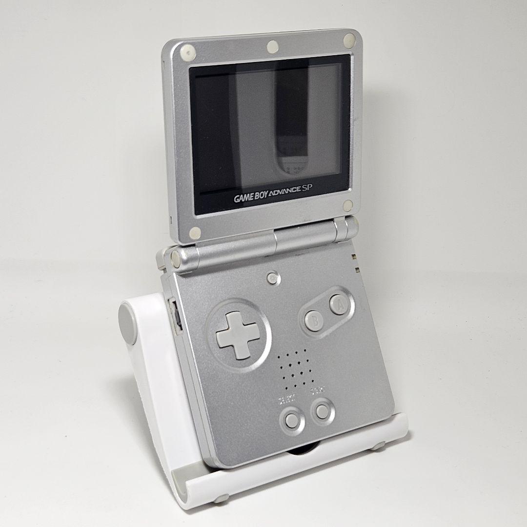 動作品 ゲームボーイアドバンスSP シルバー 本体 AGS-001 画面美品