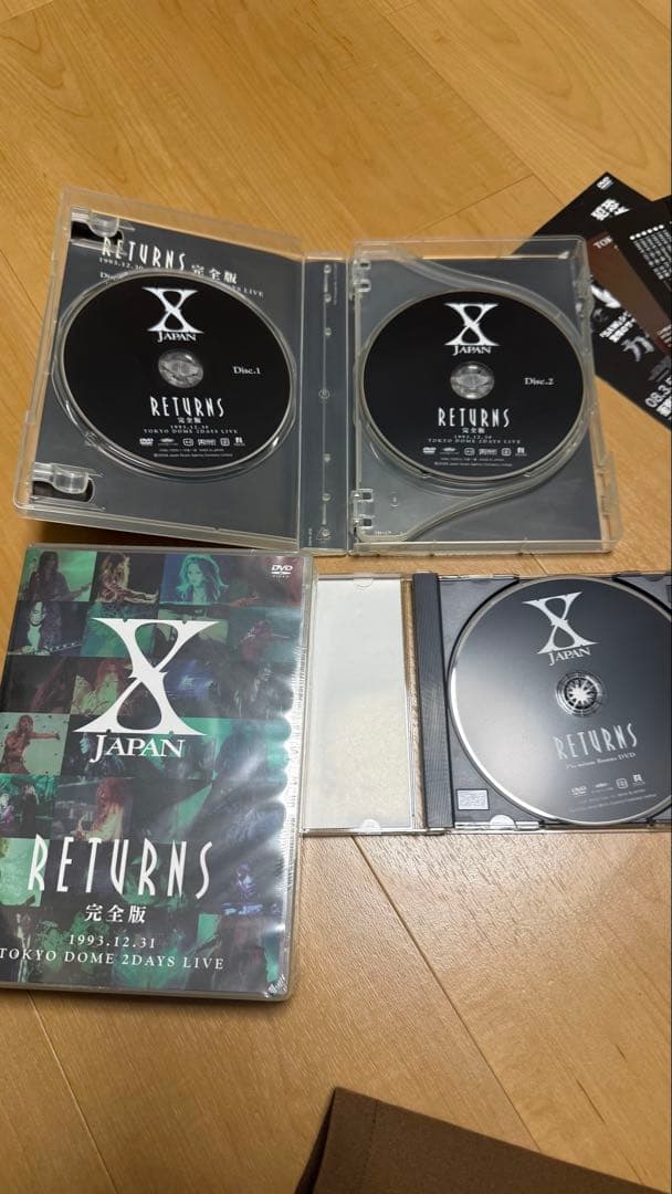 X JAPAN RETURNS 完全版DVD BOX