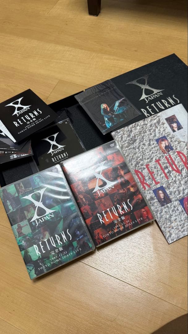 X JAPAN RETURNS 完全版DVD BOX