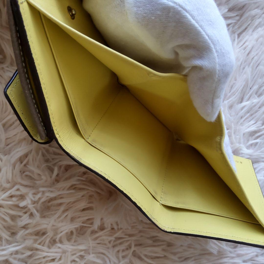 美品✨ボナベンチュラ　スモールウォレット エトープ 三つ折り財布