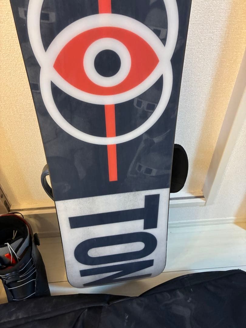 BURTON スノーボード 4点セット 155cm 28cm ケース付