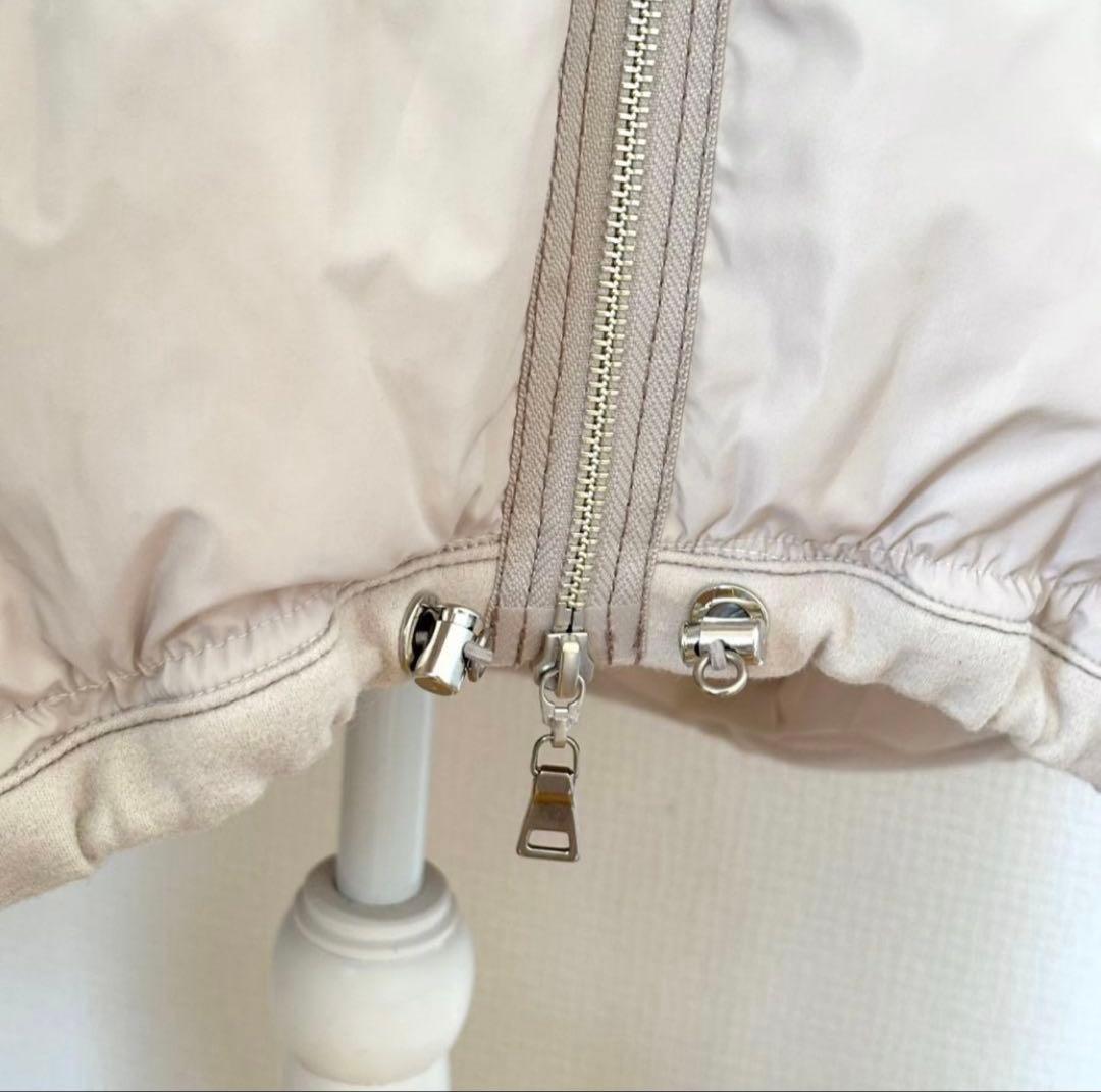 PRIDE プライド ロング ダウンベスト 38 レディース ライトベージュ