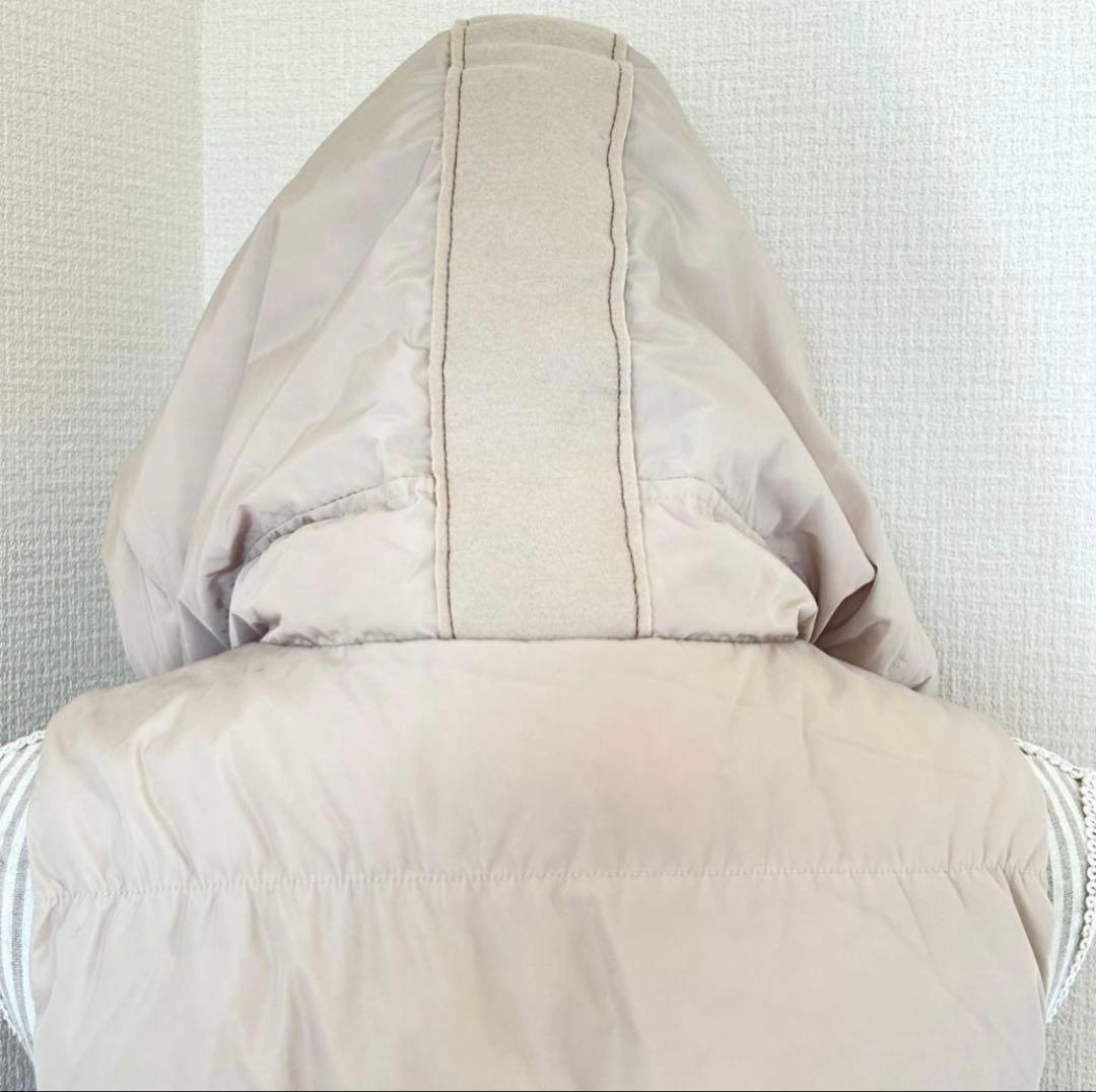 PRIDE プライド ロング ダウンベスト 38 レディース ライトベージュ