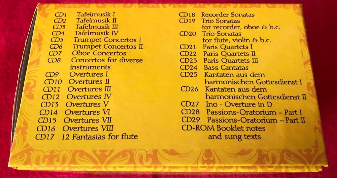 クラシック TELEMANN EDITION