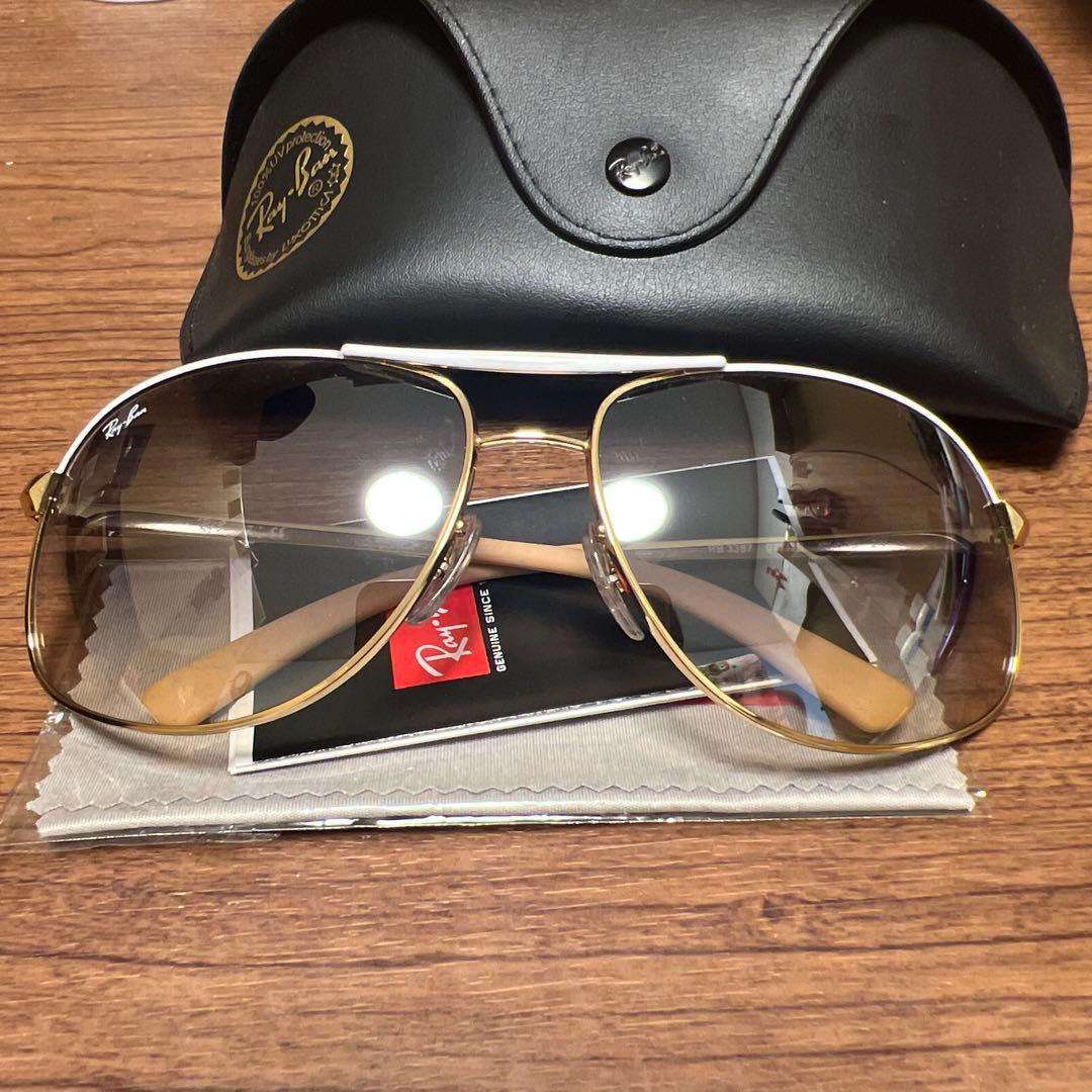 曆　レイバン RB3387-077 7B 美品　レアモデル