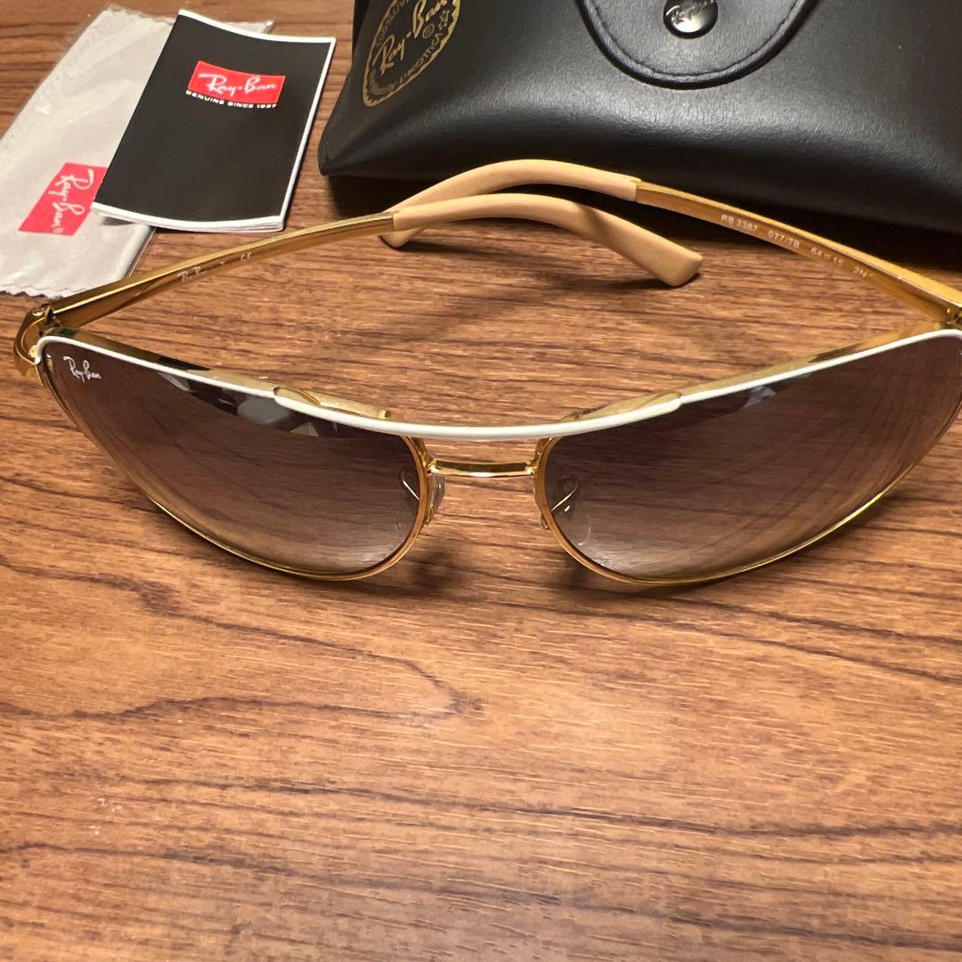 曆　レイバン RB3387-077 7B 美品　レアモデル